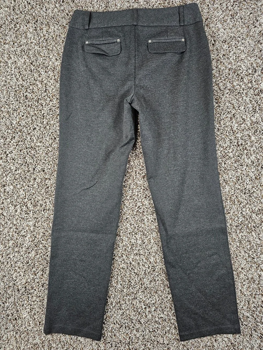 Michael by Michael Kors Womens Sz 8 Slim Straight Dress Pants Charcoal Gray